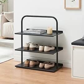 [en.casa] Schuhregal schmal Poytya mit 3 Ebenen