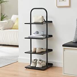 [en.casa] Schuhregal schmal Poytya mit 4 Ebenen