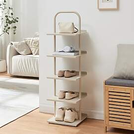 [en.casa] Schuhregal schmal Poytya mit 5 Ebenen