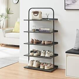 [en.casa] Schuhregal schmal Poytya mit 5 Ebenen