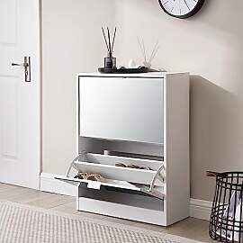 [en.casa] Schuhschrank Kragerø Schuhkipper für