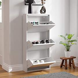 [en.casa] Schuhschrank Sokndal Schuhkipper mit 3