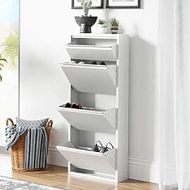 [en.casa] Schuhschrank Sokndal Schuhkipper mit 4