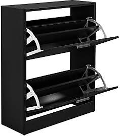 [en.casa] Schuhschrank Sykkylven Schuhkipper mit 2 