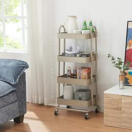 [en.casa] Servierwagen Pyhäntä Rollwagen mit 4