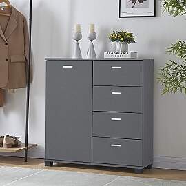[en.casa] Sideboard Döbritz Flurschrank
