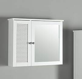 [en.casa] Spiegelschrank Karlsøy Badschrank mit 1 