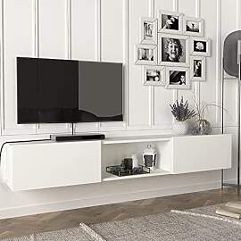 [en.casa] TV Lowboard Paltamo TV Schrank hängend