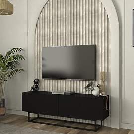 [en.casa] TV Schrank Nolven Lowboard mit 2 Türen