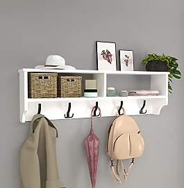 [en.casa] Wandgarderobe Åstorp 120 x 22 x 37 cm