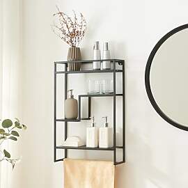[en.casa] Wandregal Uurainen Badezimmerregal mit