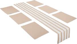 Encasa XO Tischläufer und Platzset Set 6 |