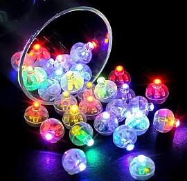 Encham 30 Stück Ballon Lichter Bunte Mini led