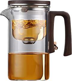 Enchantipot Glas-Teekanne mit Infuser, Magische