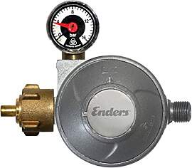 Enders Gasdruckregler mit Manometer, 1,5kg/h