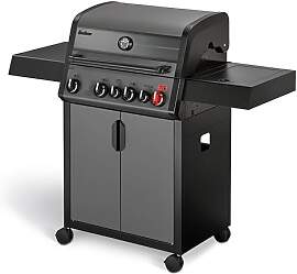 Enders® Gasgrill HYDE 4 SIKR Turbo, 4 Brenner aus 
