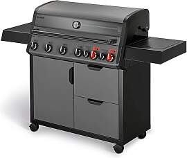 Enders® Gasgrill HYDE 6 SIKR Turbo, 6 Brenner aus 