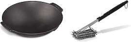 Enders Switch Grid Wok schwarz, aus massiv,