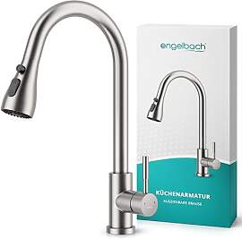 Engelbach® Wasserhahn Küche - ausziehbar &