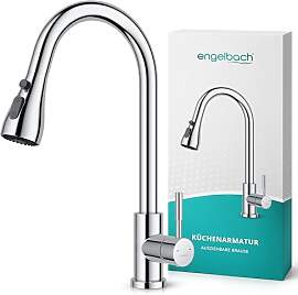 Engelbach® Wasserhahn Küche - ausziehbar &