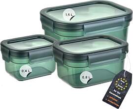 Engelland - 3er Set Aufbewahrungsdosen mit Deckel, 