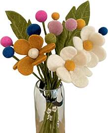 Én Gry & Sif - Filzblumen Strauß Blumen aus