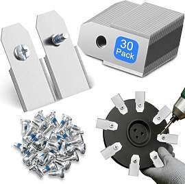 Enhon 30 Halbzahnklinge Klingen Ersatzklingen,