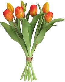 EnixwH 7 Stück Künstliche Tulpen Fake Blumen