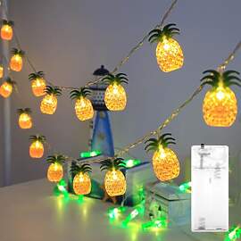 ENLACE Ananas Lichterkette, 3M 20 LED Tropische