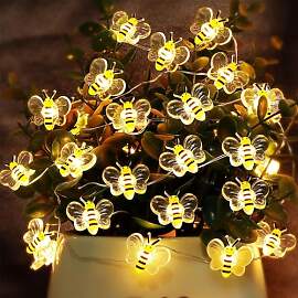 ENLACE Biene Lichterkette, 3M 30 LED Lichterkette
