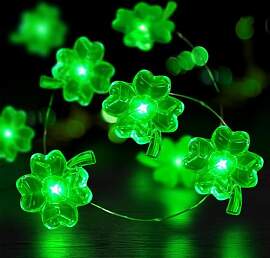 ENLACE LED Lichterkette Kleeblatt, 2M 20 LED Micro 