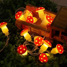 ENLACE LED Pilz-Lichterkette, 1,5M 10 LED