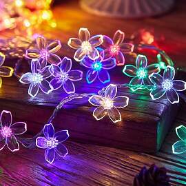 ENLACE Lichterkette Blumen, 3M 20 LED