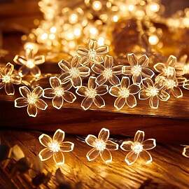 ENLACE Lichterkette Kirschblüten, 6M 40 LED