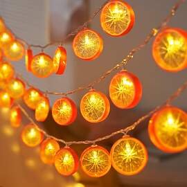 ENLACE Lichterkette Orange, 1,5 M 10 LED
