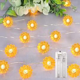 ENLACE Sonnenblume Lichterkette, 2M 20 LED
