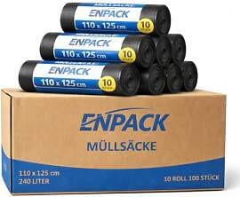 Enpack Müllsäcke 240L extra stark 100 Stück -