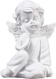 Entzückende Engelsskulptur, Engel Figuren Grab
