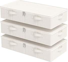ENUMAIL Unterbett Aufbewahrungsboxen aus Stoff,