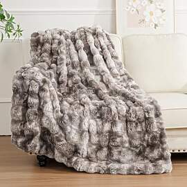 Enyhom Bubble Decke Groß 228x228 cm Grau,