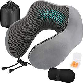 Eono Nackenkissen, Nackenhörnchen Memory Foam,