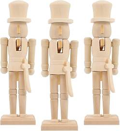 EPIGEIST 3 stücke Nussknacker Figur aus Holz zum