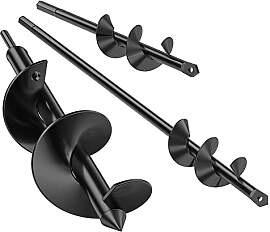 Erdbohrer Für Akkuschrauber 3 Stück, Erdbohrer