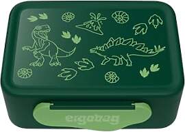 ergobag Brotdose mit Trennfach, BPA-frei,