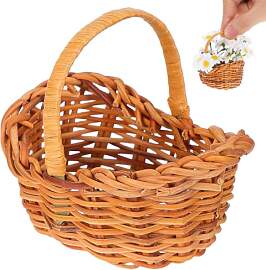 ERINGOGO Mini Weidenkorb Geflochten Rattan