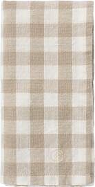 ERNST Ernst Serviette kariert 40x40 cm Beige-Weiß