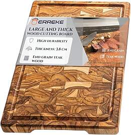 Erreke Schneidebrett Holz 44x29.5x3.8 cm,