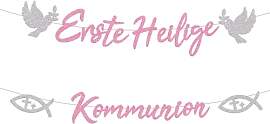 Erste Heilige Kommunion Girlande, Konfirmation