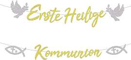 Erste Heilige Kommunion Girlande, Konfirmation