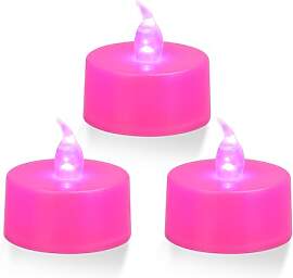 ERTYUI 12 Stück LED-Teelichter, nicht flackernd,